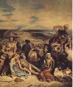 Eugene Delacroix The Massacre of Chios (mk09) Sweden oil painting artist